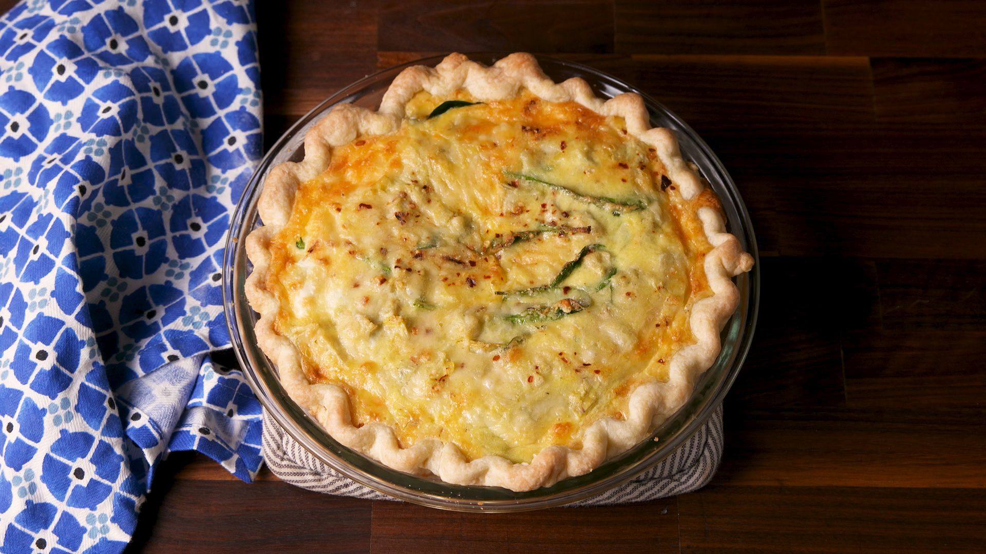 Spinach and Artichoke Quiche-image