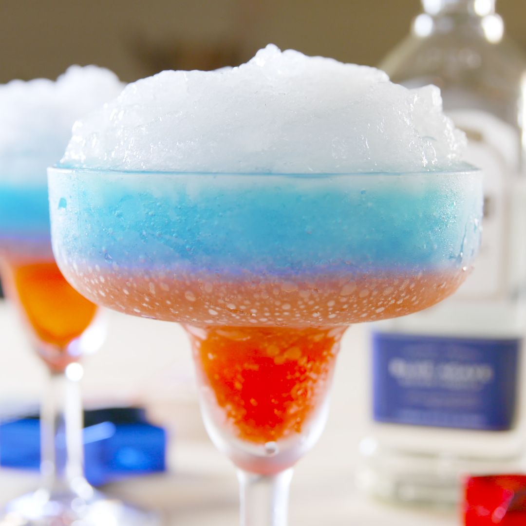 Red, White & Boozy Margaritas = Best 4th Ever