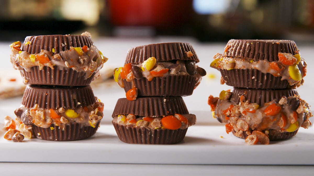 preview for These PB Cup Ice Cream Sandwiches Are Seriously Addictive