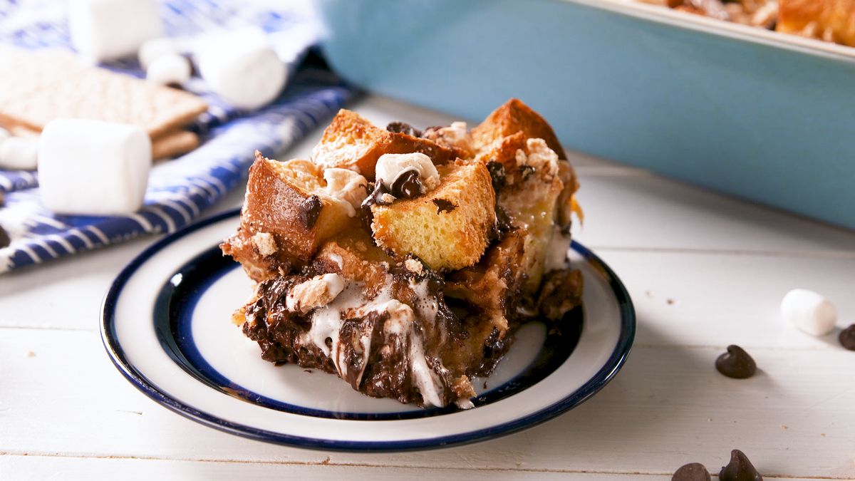 preview for S'mores French Toast Casserole Is The Queen Of All Breakfast Bakes