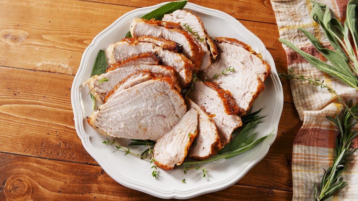 Air Fryer Thanksgiving Turkey Breast Recipe - Delish.com