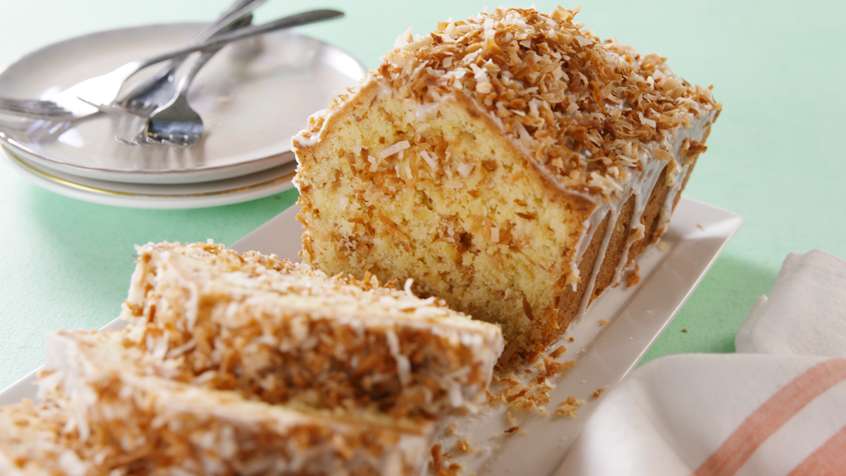 preview for We're In Love With This Toasted Coconut Pound Cake