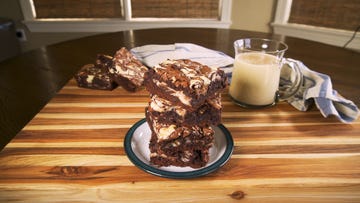eggnog brownies