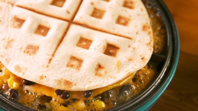 How to Make a Quesadilla with a Waffle Maker. « Food Hacks :: WonderHowTo