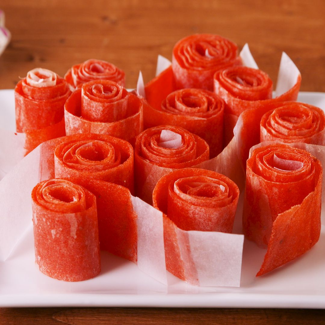 Best Watermelon Fruit Roll-Ups Recipe - How To Make Watermelon Fruit Roll- Ups