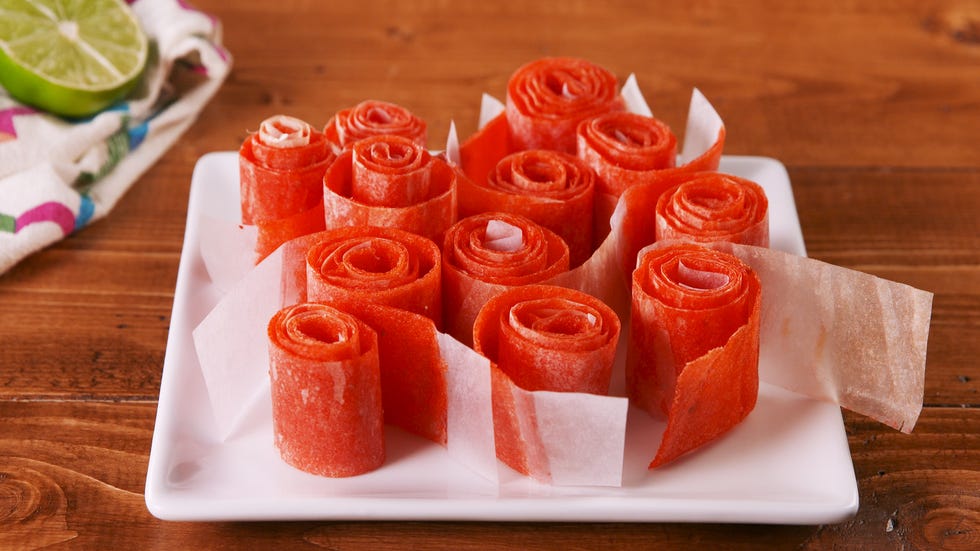 Watermelon Fruit Roll-Ups - Delish.com