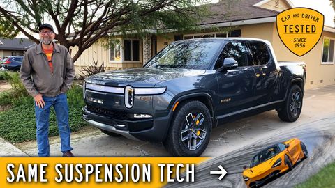 preview for How Good Is the Rivian R1T Suspension? We Tested It