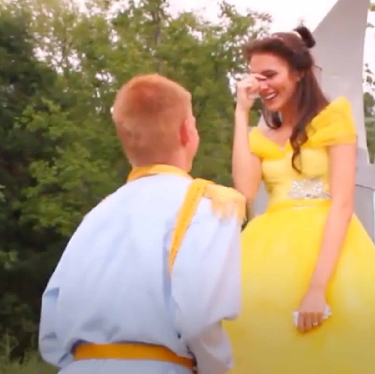 preview for This Surprise Disney Themed Proposal Is So Sweet
