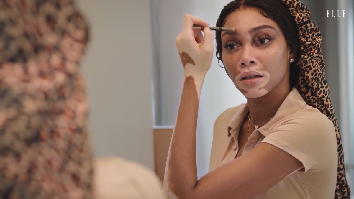 preview for Wake Up Like Model Winnie Harlow | Waking Up With | ELLE