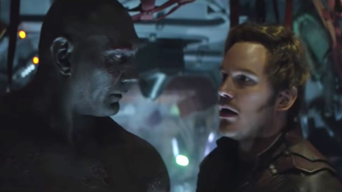 preview for Avengers Infinity War: Drax and Star-Lord argue in deleted scene