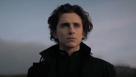 dune trailer timothee chalamet