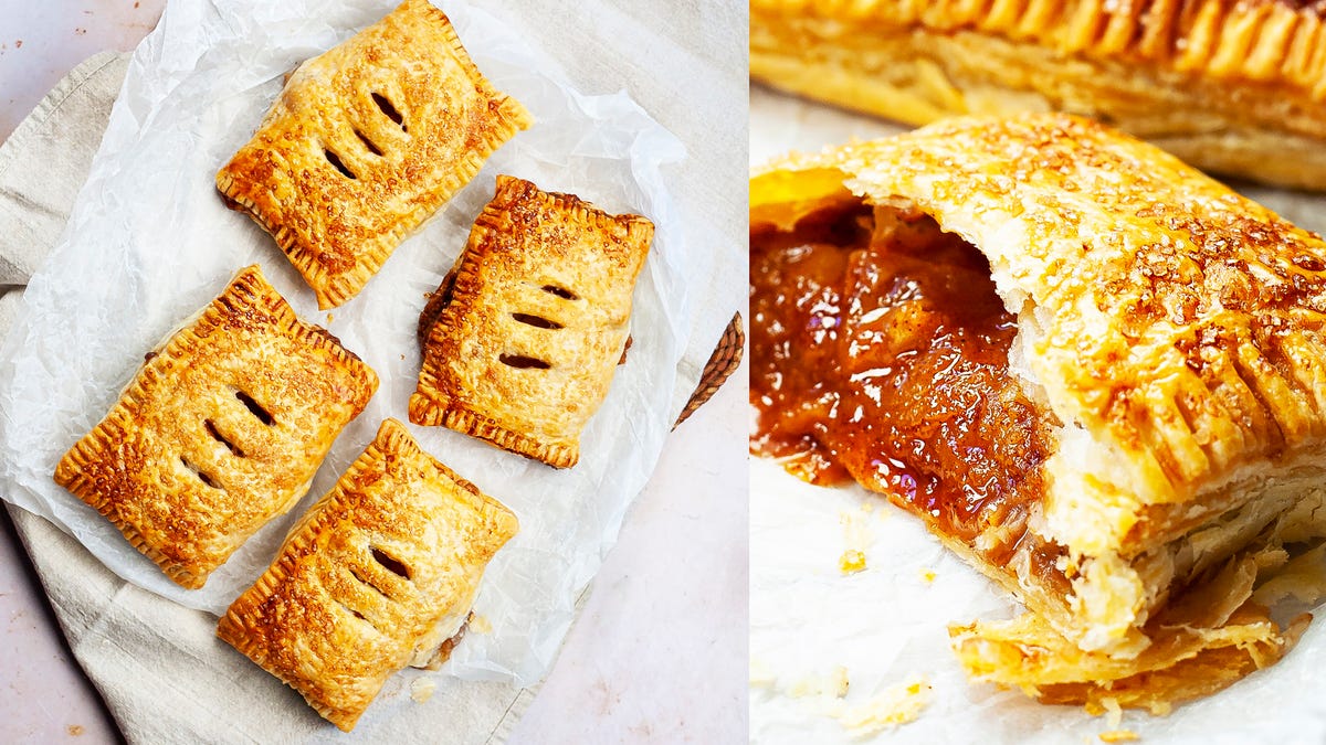 preview for Biscoff and Cinnamon Apple Puff Pockets
