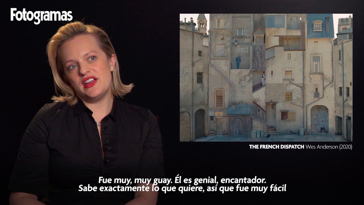 preview for Elisabeth Moss habla de Wes Anderson y 'The French Dispatch'