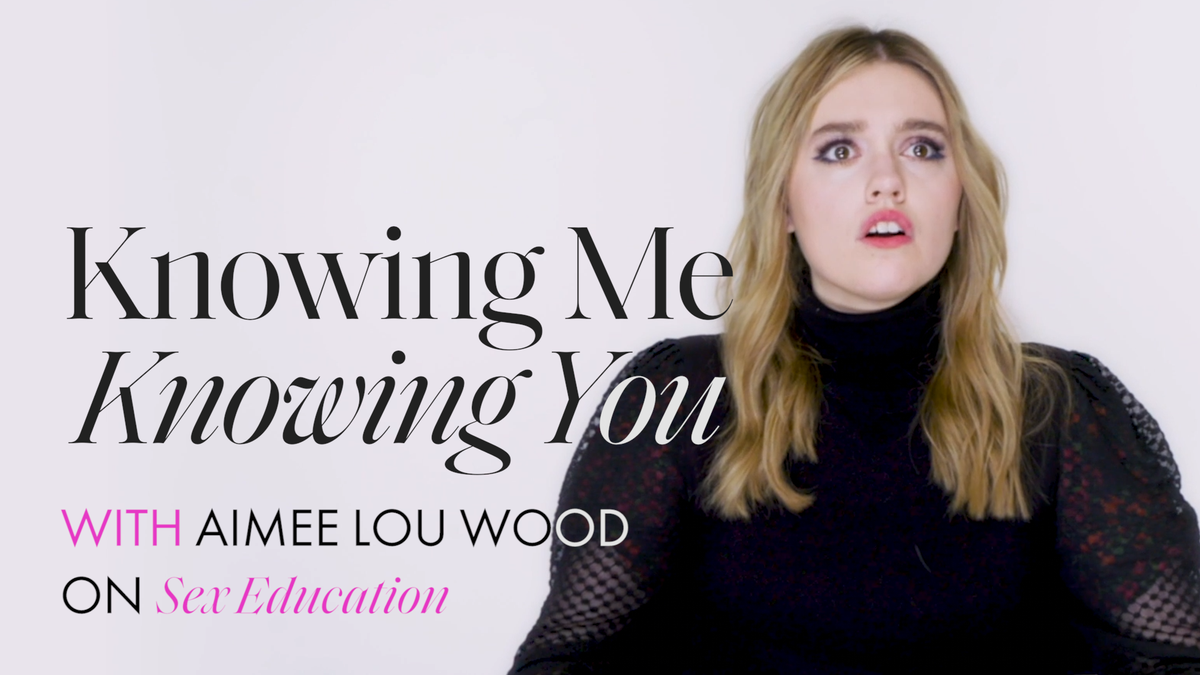 preview for Aimee Lou Wood from Sex Education plays Knowing Me Knowing You