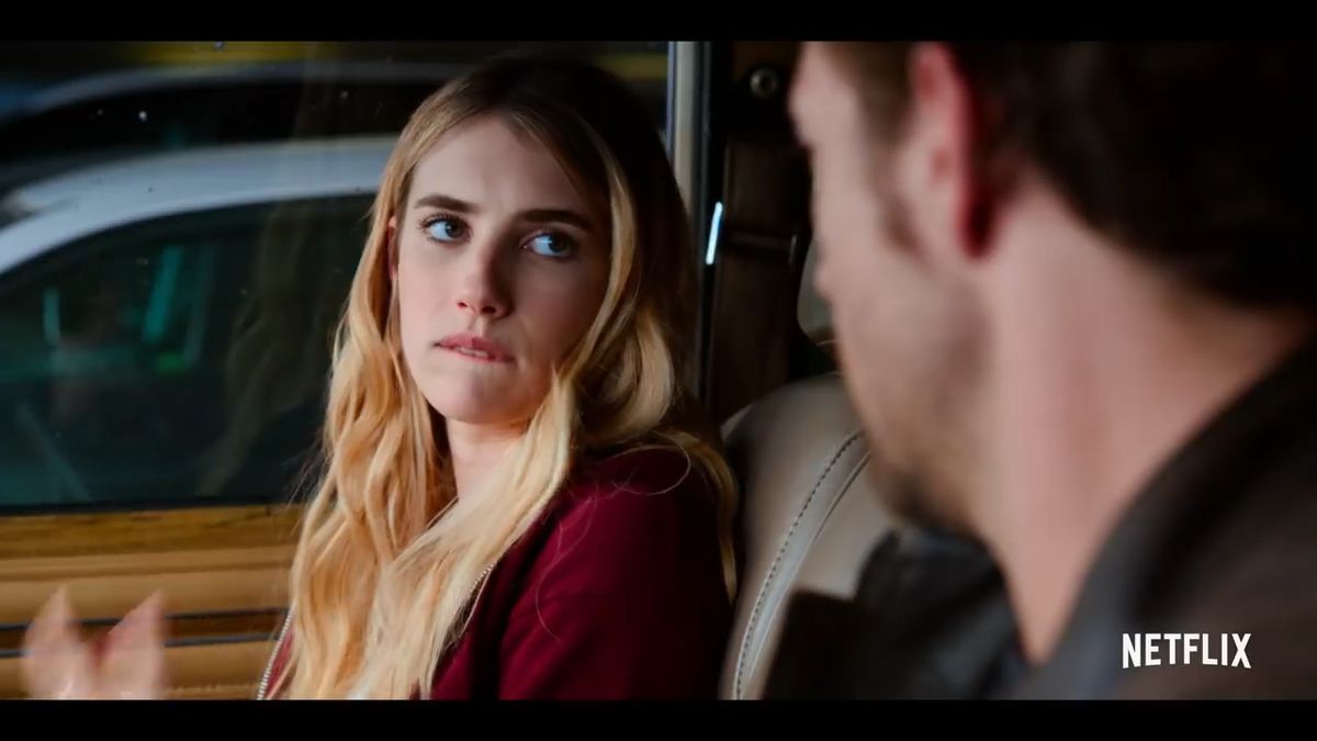 preview for Holidate trailer starring Emma Roberts (Netflix)