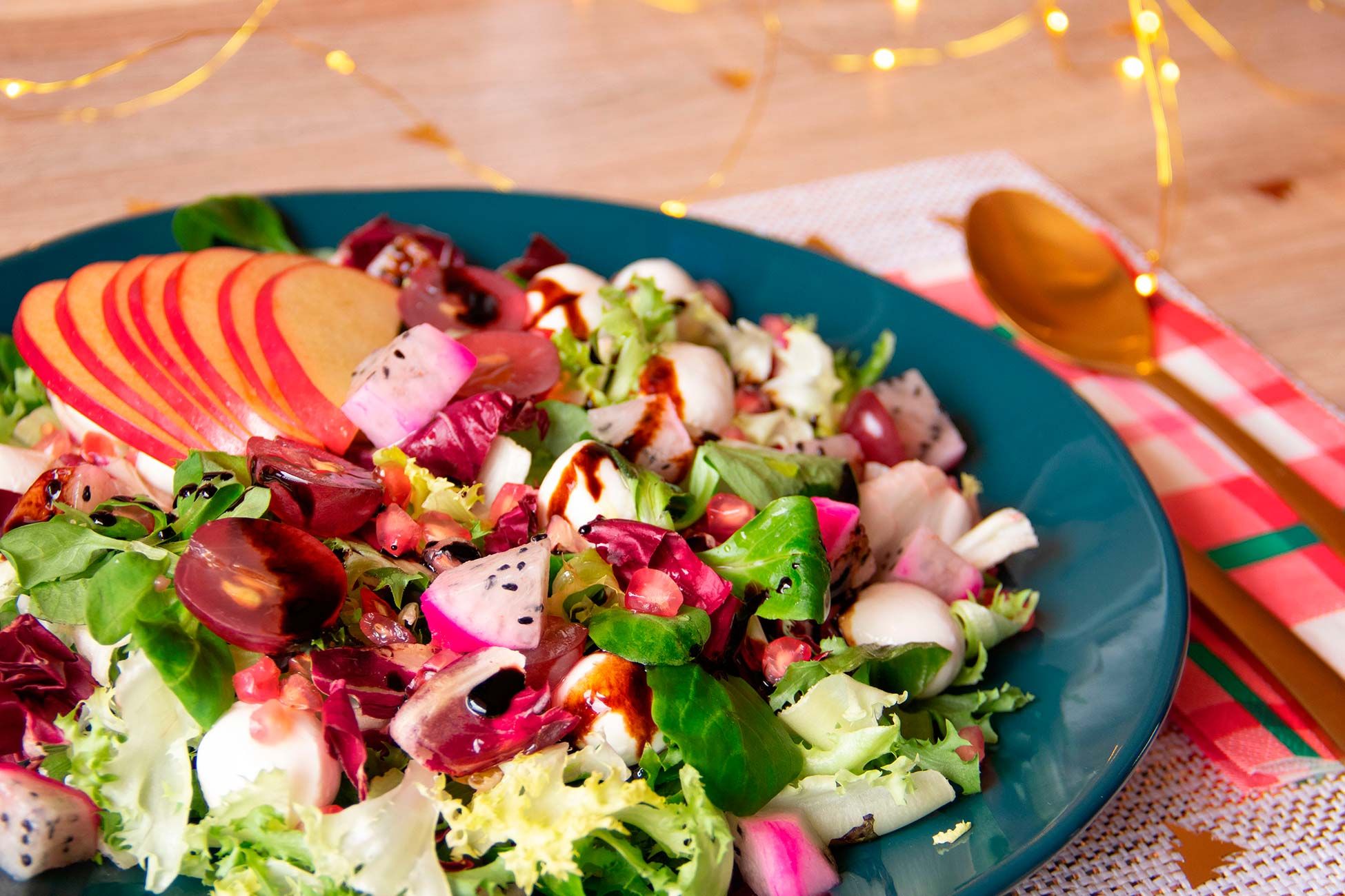 Cómo hacer la ensalada de Navidad, súper rica y ligera