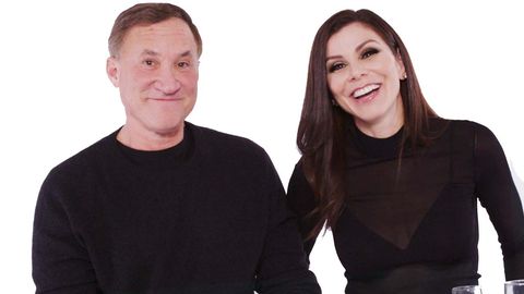 preview for We Made RHOC's Heather & Terry Dubrow Question Everything | Expensive Taste Test | Cosmopolitan