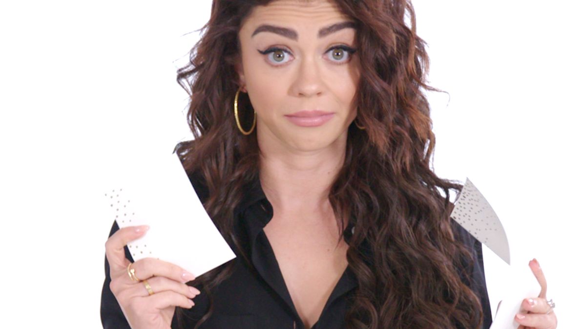 preview for We Stressed Sarah Hyland Out with a Ton of Wedding Stuff (Hehe, Sorry)💐| Expensive Taste Test | Cosmo