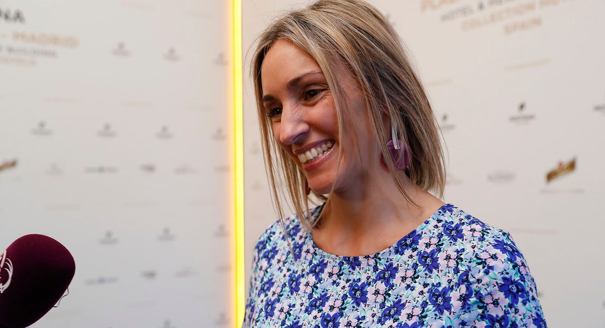 Beatriz Tajuelo, ex de Albert Rivera, Inauguración del hotel Pestana Plaza Mayor, Malú