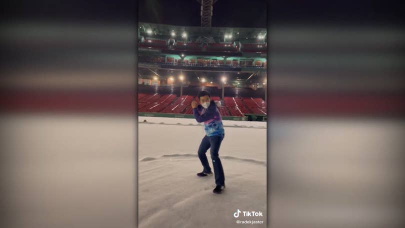 Men seen on TikTok trespassing at Fenway Park sought by Boston