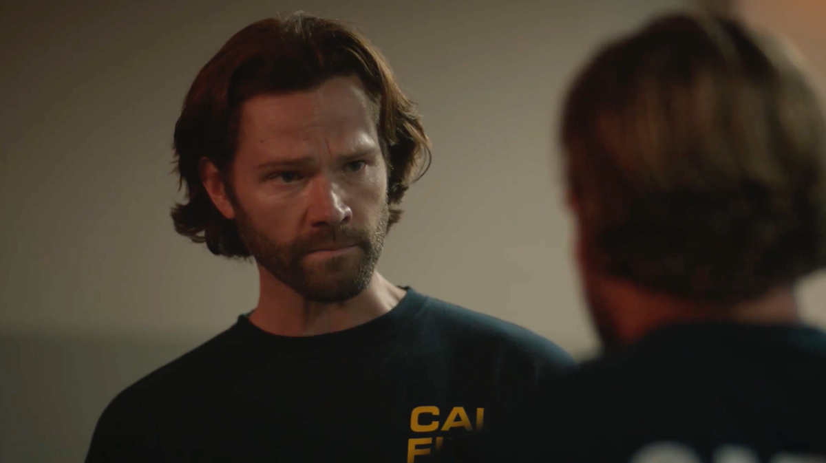 preview for EXCLUSIVE: See Jared Padalecki Hype Up Max Thieriot in 'Fire Country'