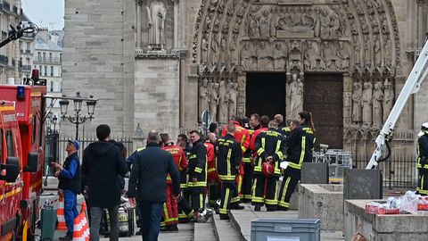 preview for Notre-Dame Is Inspected Following the Fire