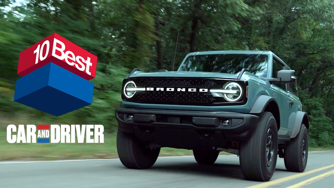 preview for 2023 Ford Bronco: Car and Driver 10Best