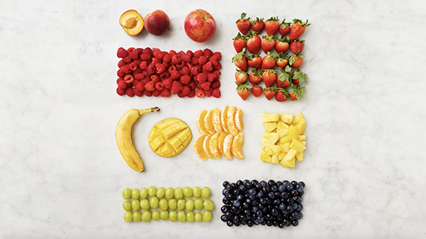 preview for What 100 Calories Of Fresh Fruit Looks Like