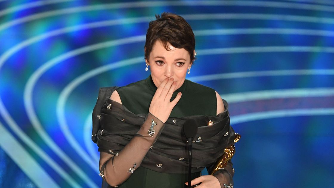 preview for Olivia Colman Oscars speech
