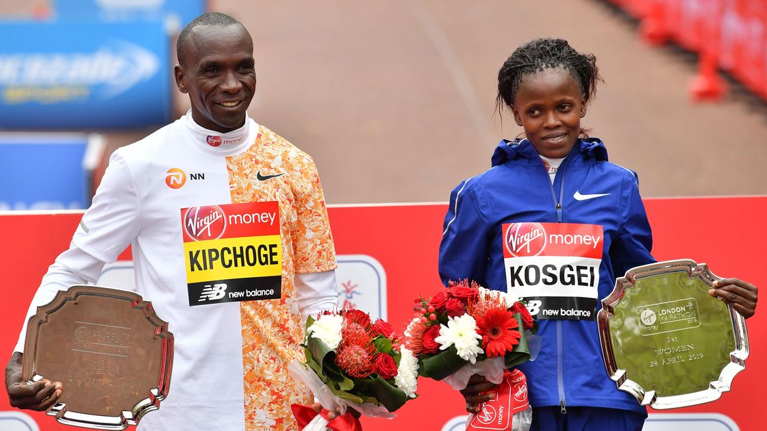 preview for Eliud Kipchoge, Brigid Kosgei Win 2019 London Marathon