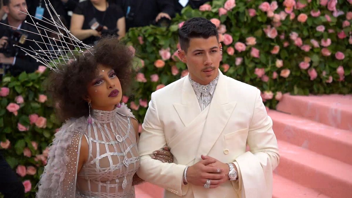 preview for Nick Jonas and Priyanka Chopra at the Met Gala 2019
