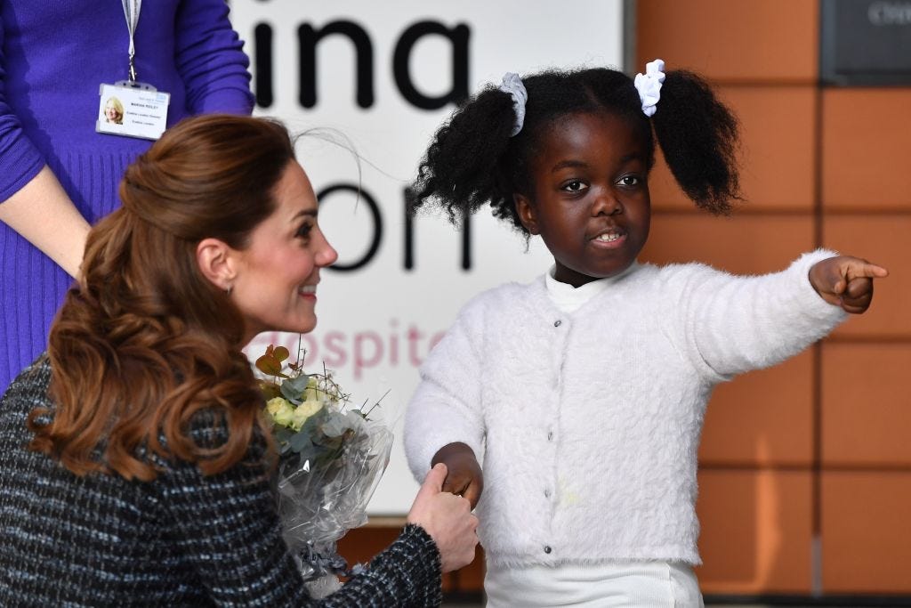 Catherine, Duchess of Cambridge visits LEYF Stockwell Gardens Nursery and Pre-School...