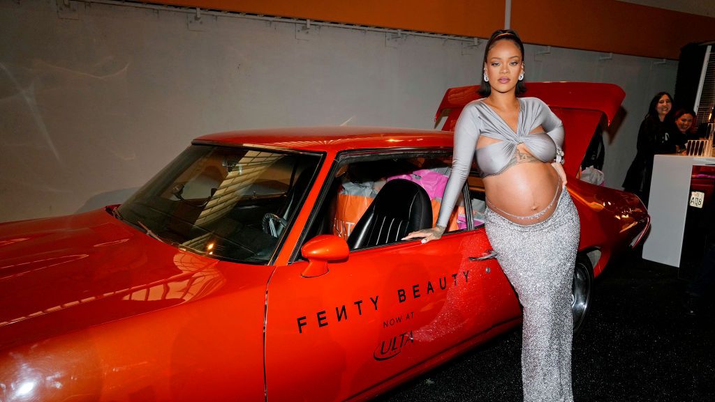 Pregnant Rihanna Breastfeeds Son RZA in New Savage X Fenty