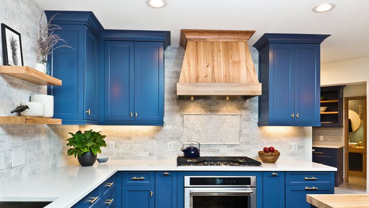 50 Blue Kitchen Design Ideas - Lovely decorations using blue