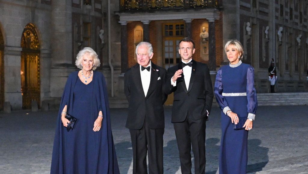 preview for King Charles and Queen Camilla Arrive at the Palace of Versailles for a State Dinner