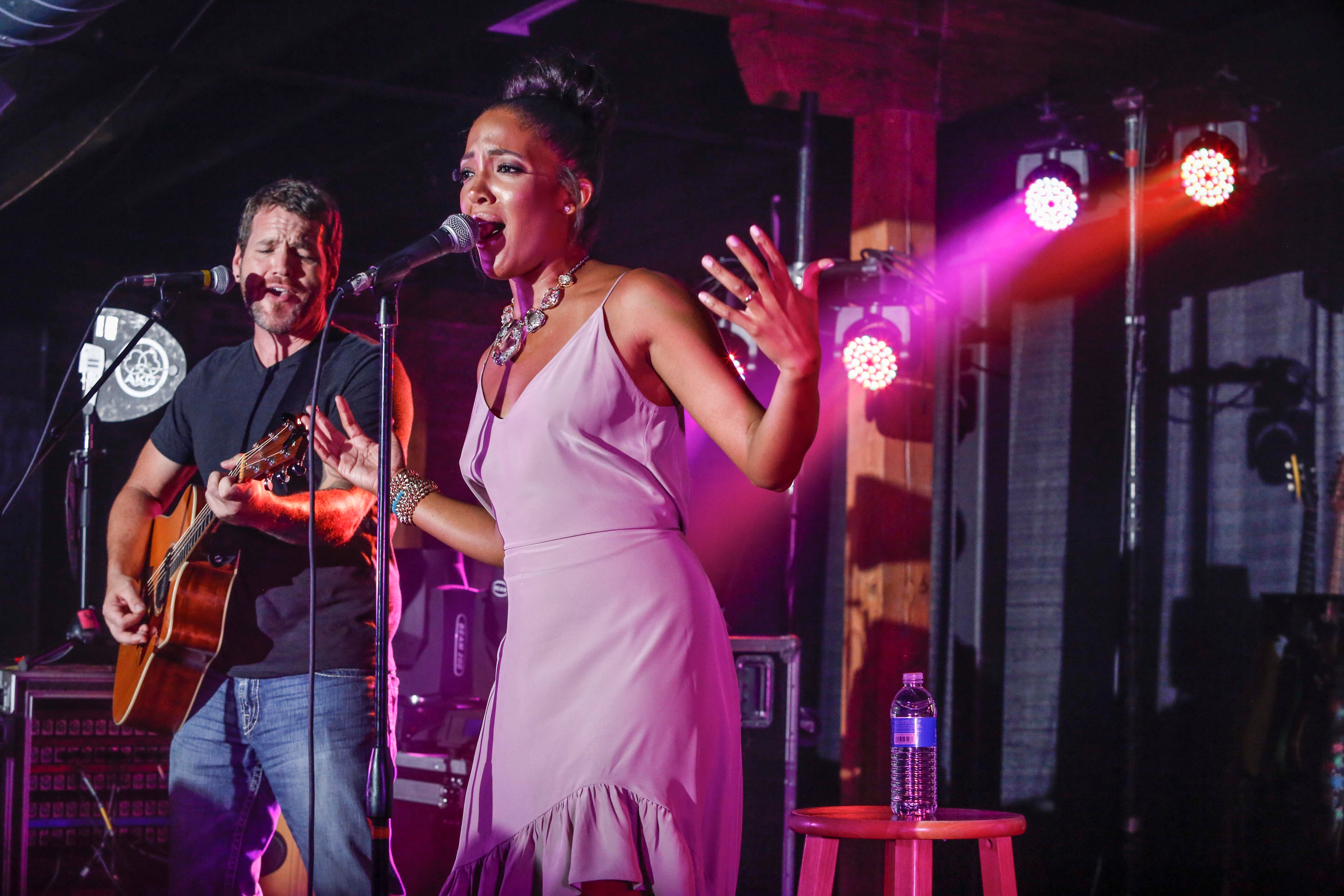 Mickey Guyton Ran Into Prince Harry at the Super Bowl