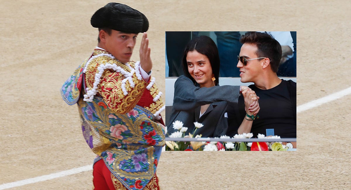 Victoria Federica y Gonzalo Caballero en el tenis