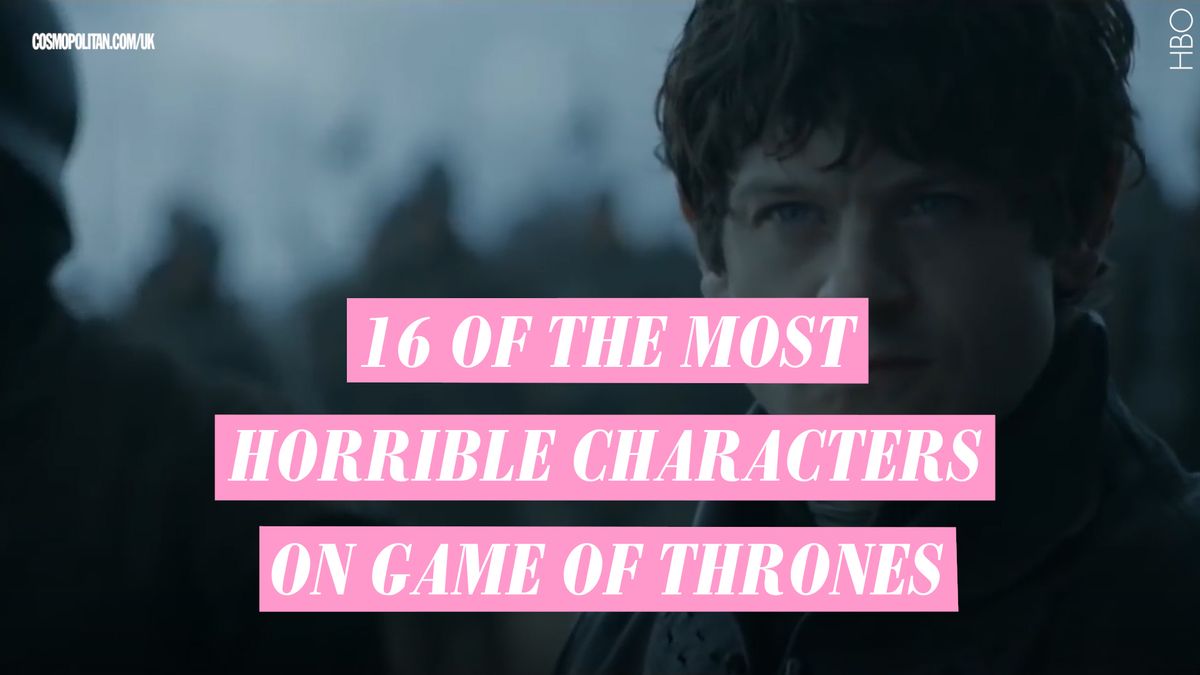 preview for 16 of the most horrible characters on Game Of Thrones