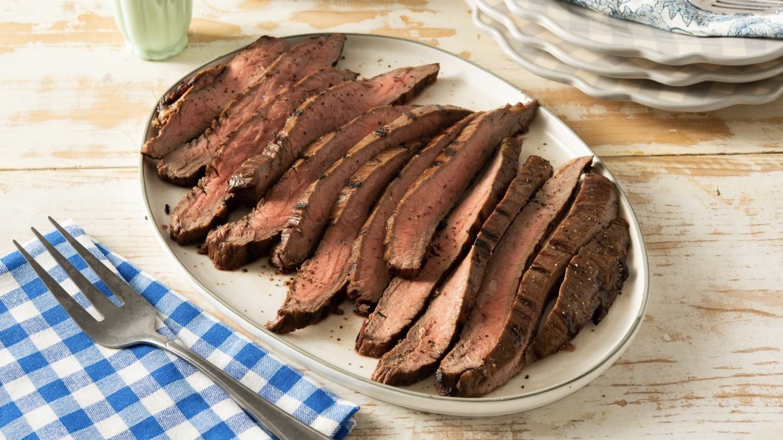 Grilled Flank Steak with Chimichurri - Erin Lives Whole