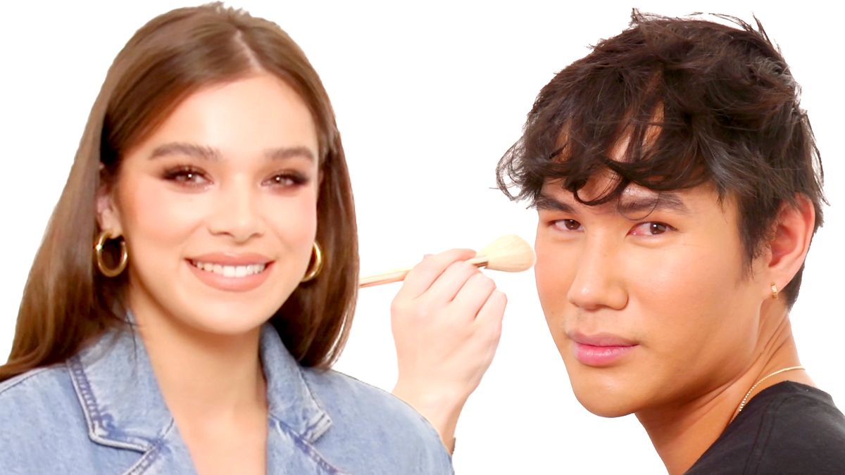 preview for Hailee Steinfeld Really Tried to Do Patrick Ta’s Makeup | Turn the Beat Around | Cosmopolitan