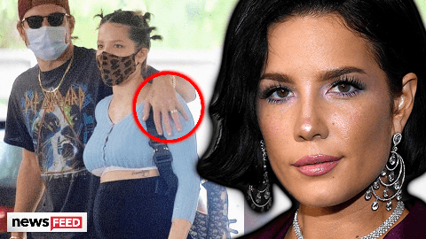 preview for Halsey Sparks MARRIAGE Rumors After Wearing Matching Rings!