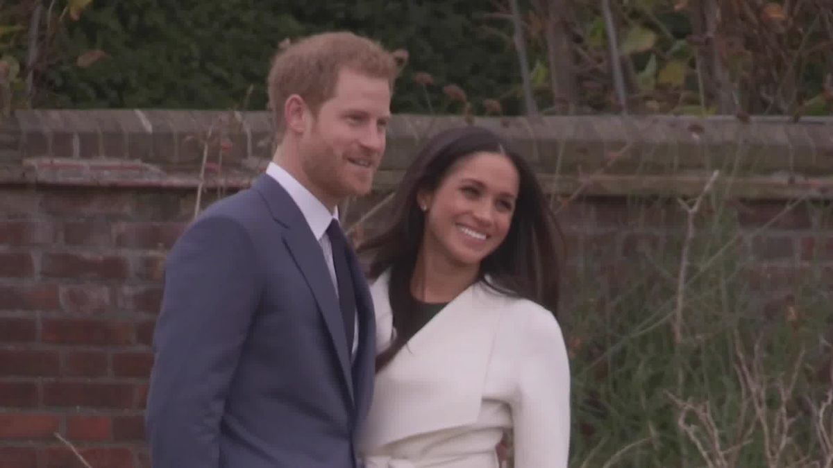 preview for Prince Harry and Meghan Markle's first photoshoot since becoming engaged