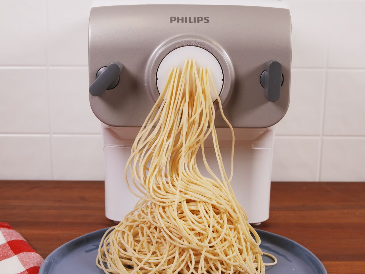 Angel Hair Style Noodles Using Philips Pasta Maker 