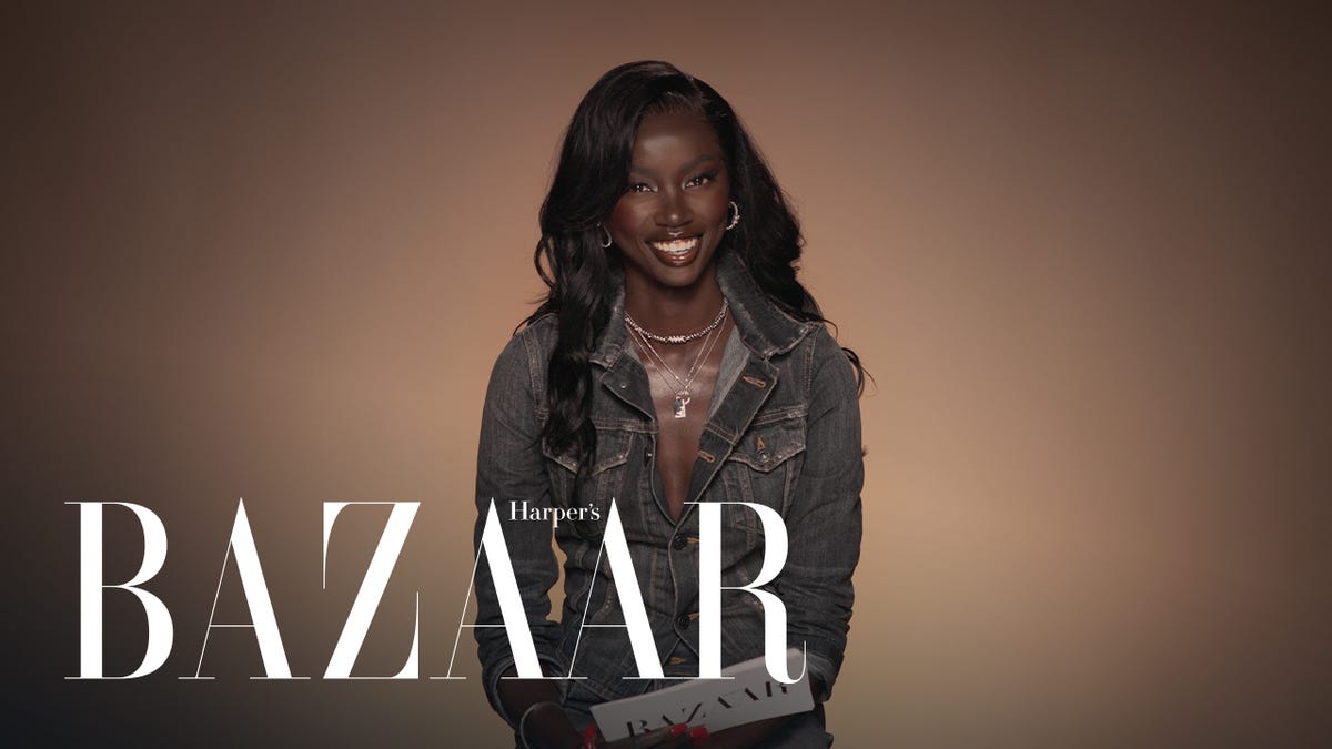 preview for Anok Yai Talks Career Beginnings, The Met Gala, and Karl Lagerfeld | All About Me | Harper's BAZAAR