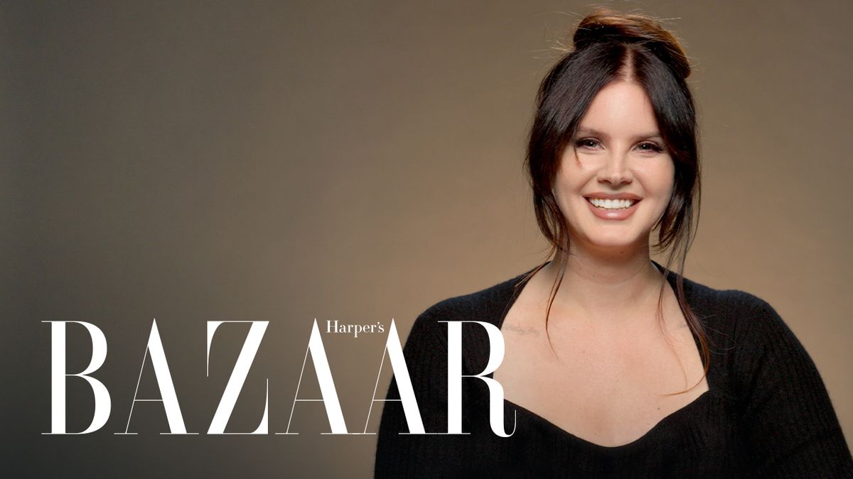 preview for Lana Del Rey Reveals Taylor Swift 'Snow On The Beach' Collab Story | All About Me | Harper's BAZAAR