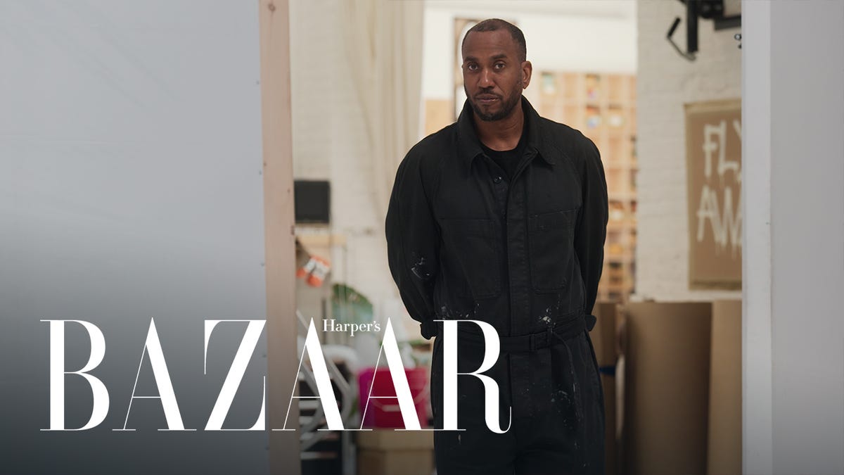 preview for Rashid Johnson on 'Soul Paintings,' Art History and Consciousness | The Now Issue | Harper's BAZAAR