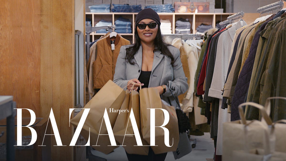 preview for Paloma Elsesser on Archive Fashion and Beauty Splurges | Talk Shop | Harper's BAZAAR