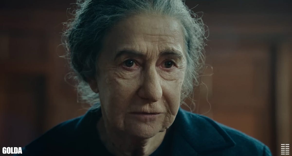 Helen Mirren plays Golda Meir in a new film. The two are also