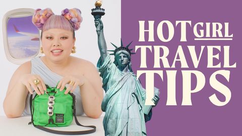 preview for Comedian Naomi Watanabe NEVER Uses This But ALWAYS Packs It | Hot Girl Travel Tips | Cosmopolitan