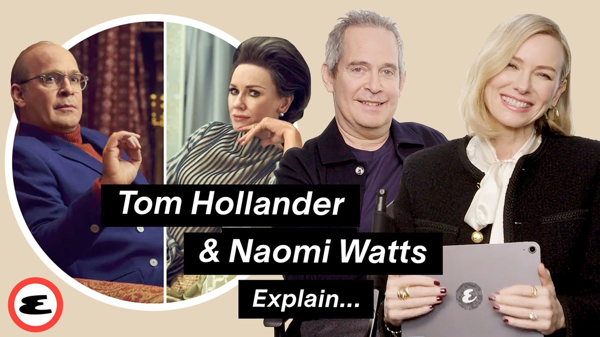 preview for Tom Hollander & Naomi Watts Talk Filming 'Feud: Capote Vs. The Swans' | Explain This | Esquire